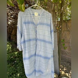 Anthropologie Maeve tunic/cover up 100% Cotton